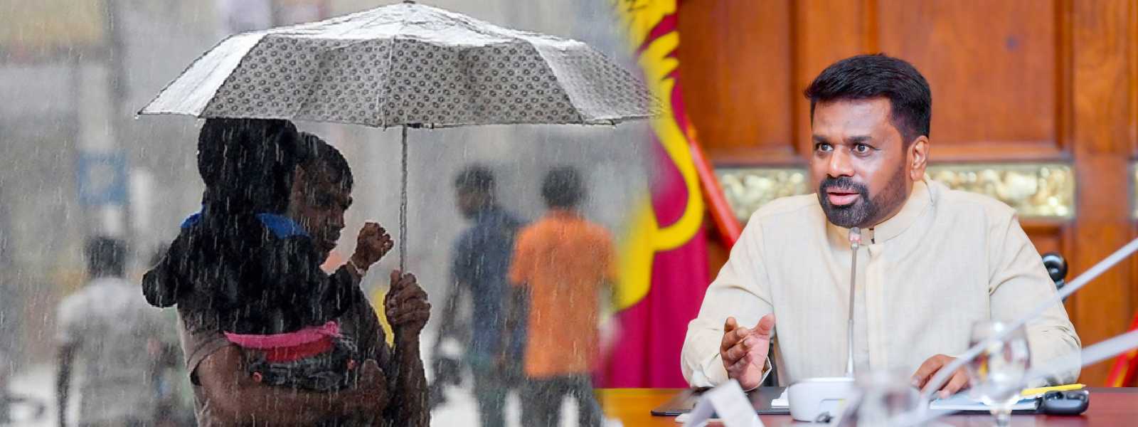 ආපදා වූ ජනතාවට වන්දි